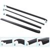 4PCS Bed Rail Cap Taligate Rail Guard Cap Protector Cover For Ford Ranger T6 T7 T8 2012-2025 PX PX2 PX3 Wildtrak Matte Black