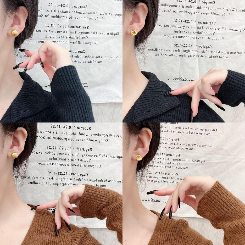 INS Style European & American Simple Luxury Fashion Hoop Earrings - Elegant, Versatile, and Sophisticated Design