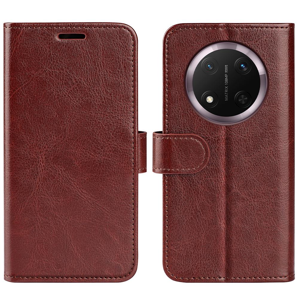 Für Honor Magic7 Lite 5G/X9c 5G/X60 Pro 5G Brieftasche Hülle Crazy Horse Textur Ständer Leder Handyhülle