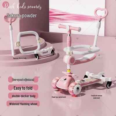 Foldable Children's Scooter for Ages 2-12 - Unisex Single Foot Scooter