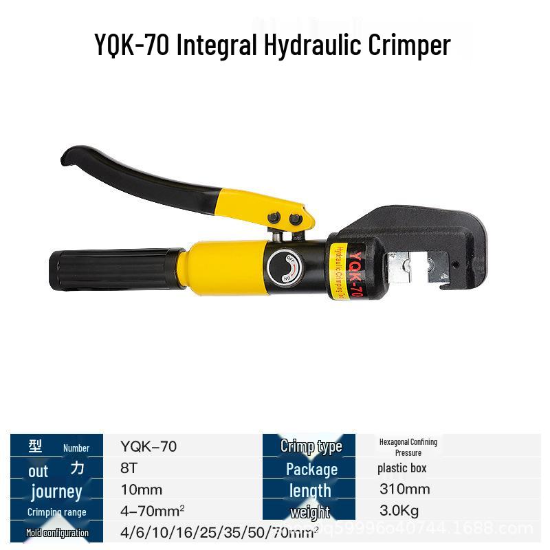 Hydraulic Crimping Pliers for Copper Aluminum Terminals YQK-70/120/240/300/400