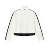 FILA Heritage Muse Set Fashion Simple Classic Retro Sports Leisure Relaxed Versatile Comfortable Stand Collar Knitted Jacket F11W618501FWT