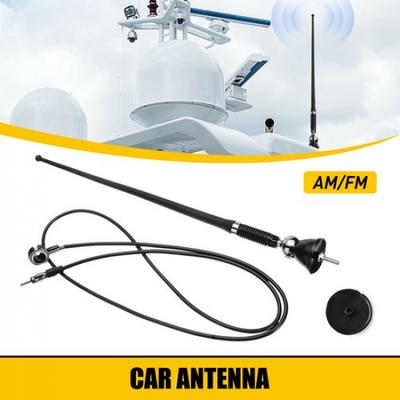 Antena de Rádio de Carro à Prova d'Água Antena FM AM para ATV UTV Motocicleta Caminhão Iate EXV