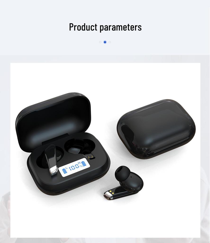 Over-Ear Bluetooth Hearing Amplifier with Smart Noise Reduction
