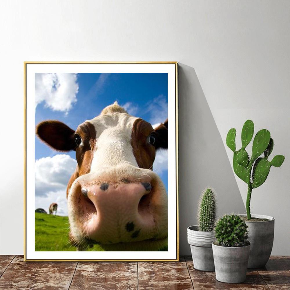 Diamond Embroidery Animal Diamond Painting 5D Full Cross-Stitch Diamond Art Painting Kits