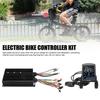 Electric Bike Motor Controller High Power Brushless Motor Speed Controller Kit with LCD Display Grip Handle Assist Sensor