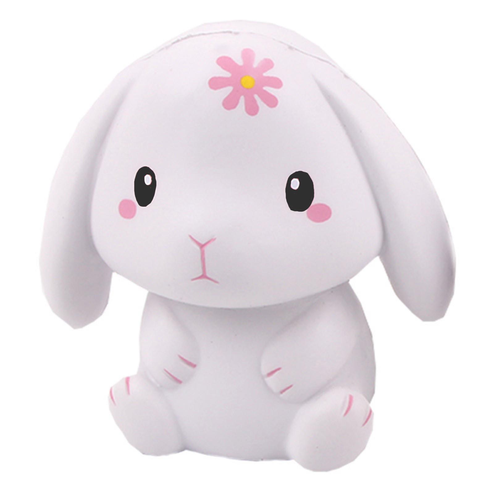 

Slow Rebound Bunny Squeeze Toy Soft Stress Relief Figure for Children and Adults Cute Animal Shape for Relaxation Play One Size червоний