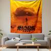 Blade Runner 2049 Tapestry Wall Hanging, Cyberpunk Sequel Movie Poster Art, Futuristic Wall Decor for Bedroom Living Room Dorm
