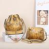 Shoulder Bucket Bag, Atmospheric Mother Shoulder Messenger Bag, Light Luxury Temperament, Snake Pattern, Child And Mother Bag Tide