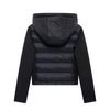 Autumn Winter Women's Flack Front Zipper Jackets Coats Vintage Hooded Neck Long Sleeves Female Lady Jacket