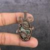 Kambaba Jasper Handmade Copper Wire Wrap Jewelry Pendant 2.09" s2A85