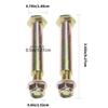 Locking Bolt for Electric Tool Parts Rust Proof Metal Fastener Easy Installation Garden Machinery 137644,532193406