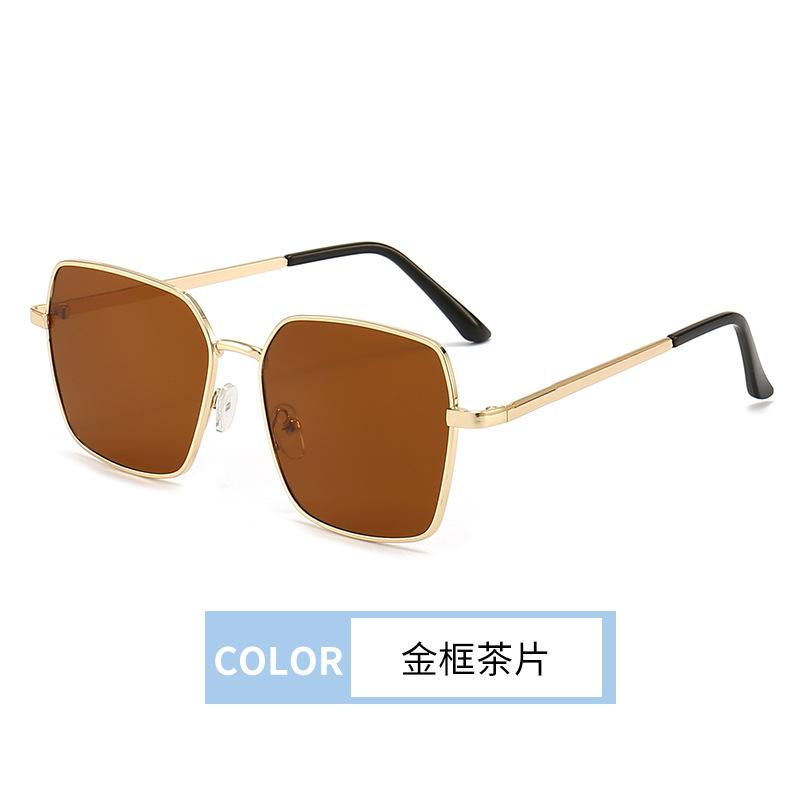 Fashion Large Frame Sunglasses Women Metal Retro Men Sun Glasses Shades UV400 Luxury Designer Driving Eyewear Gafas De Sol