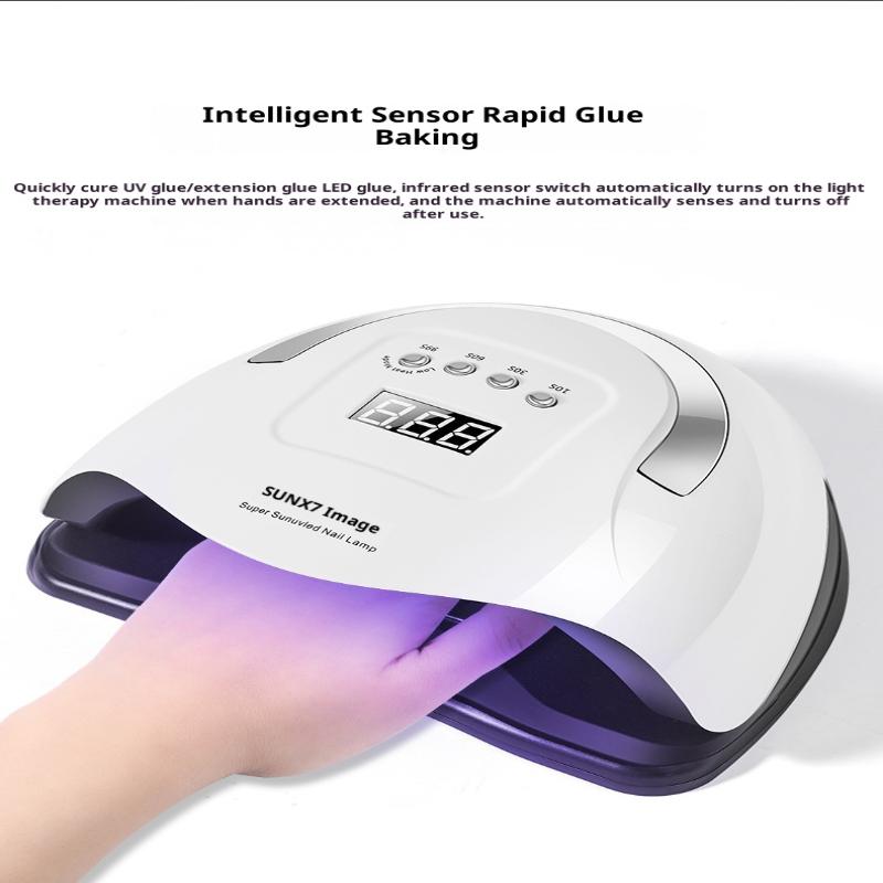 Uv Led Nail Lamp Gel Polish Fast Drying Gel Lamp With Automatic Sensing 4 Timer Professional Nail Dryer Manicure Salon Tools
