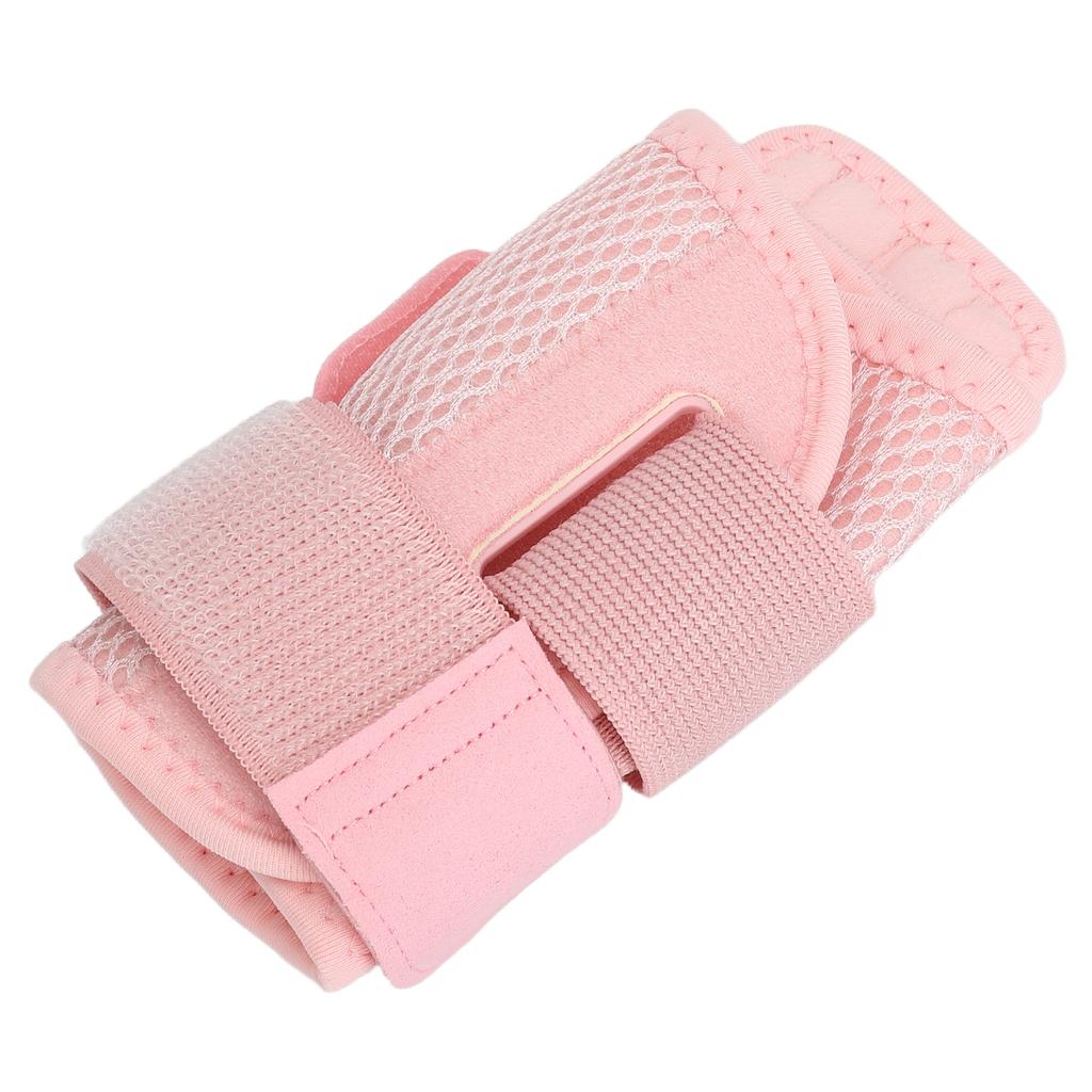 Thumb Splint Wrist Brace Thumb Wrist Stabilizer Splint Compression Support Wrap Brace Universal for Right Left Hand Pink