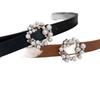 Trendy Pearl Buckle Womens Belt Elegant Casual Soft Pu Leather For Outfit Every