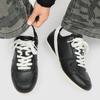 Autumn New Solid Color Comfortable Mens Casual Shoes Anti Slip Breathable Sports Shoes Wrapped Daily Commuting Walking Shoes