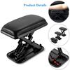 Adjustable Height Car Armrest Pad Universal Fit Anti-Fatigue Design Armrest Cushion Ergonomic Design Left Hand Position