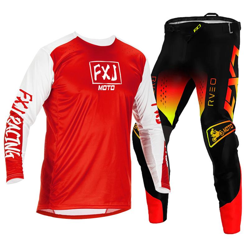 Motocross-Ausrüstungsset für Kinder 4 5 6 7 8 9 10 11 12 13 Jahre Jugend Kind Motorrad Junge Mädchen Jersey Hose Kits Rennanzug Offroad Enduro MX MTB