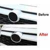 For Toyota RAV4 2019-2022 shiny Chrome Front grille Emblem Badge Ring Cover Trim