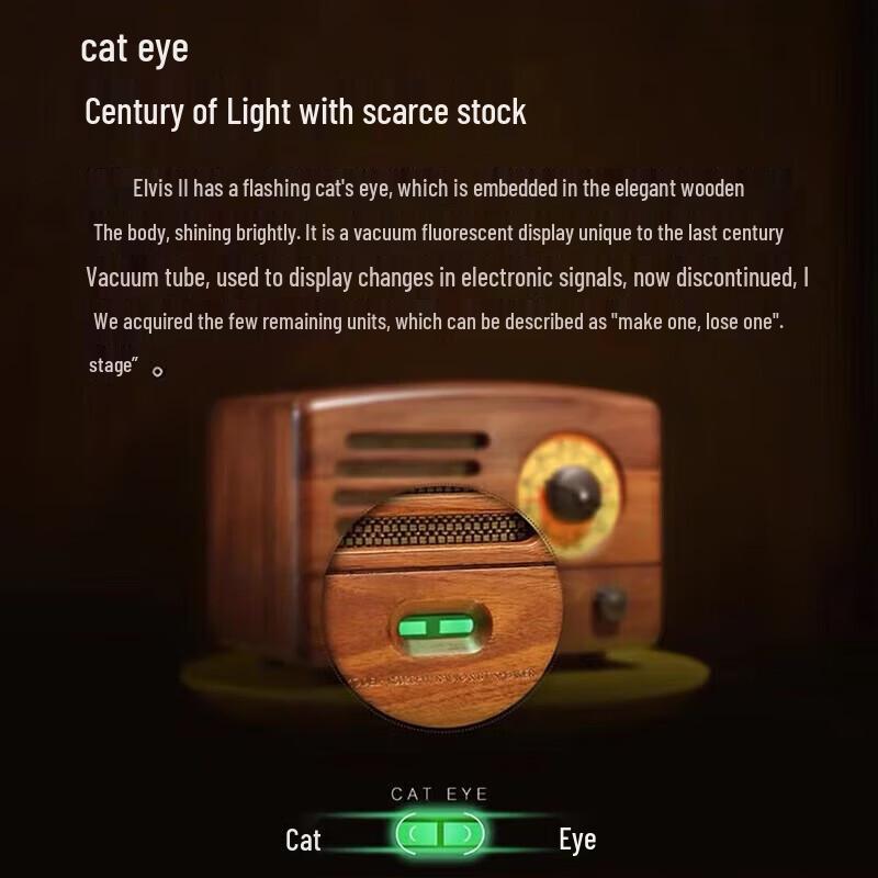 Mao Wang Elvis 2 Retro Bluetooth Radio - Collection Edition CN plug (adapter included)