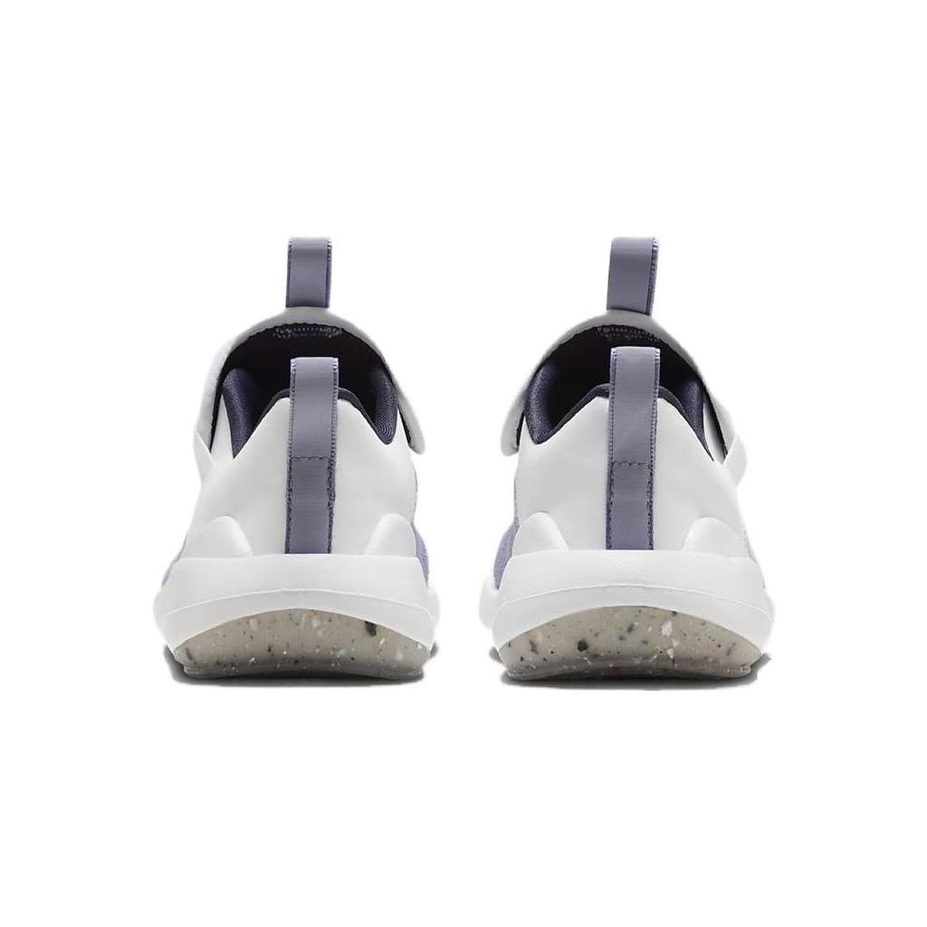 Nike E Series 1.0 PS Slip Resistant Anti Kick Low top Kids' Running Shoes White Purple Kids' DV4251-500