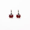 Cute Seven-Star Ladybug Ear Buckles, Dripping Insects Retro Personality Fashion High-End Earrings