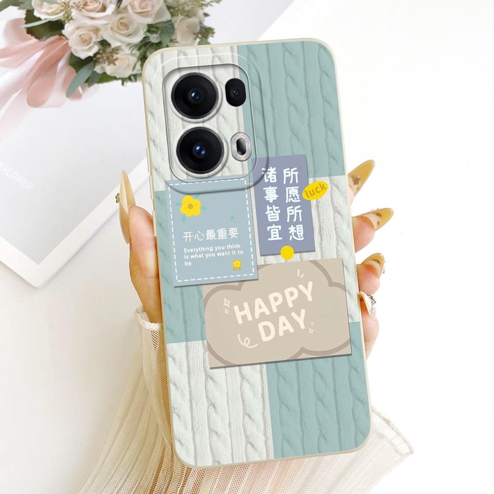For Oppo Reno 13 Pro Case Silicone Luxury Fashion Cool Kawaii Cute Painted Cover For Oppo Reno13 Pro CPH2697 PKK110 Casing