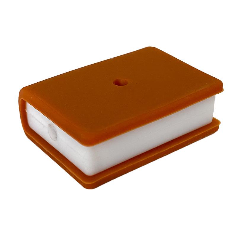 Stackable Rectangular Book-Shaped Silicone Beads – DIY Accessories with Double Holes