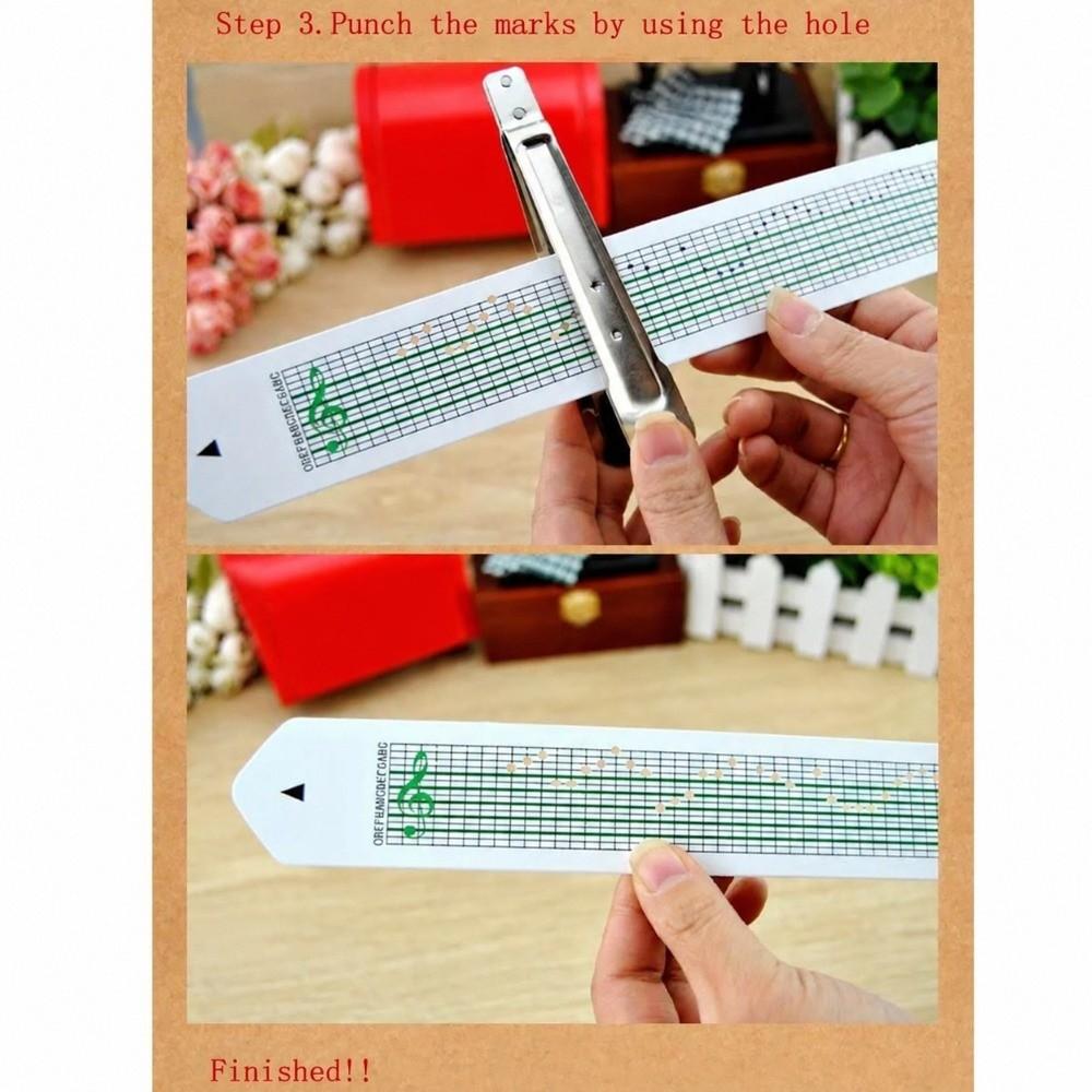 Hole Puncher DIY Music Box 15 Tone Small Musical Box Creative Wooden Music Box For Music Lovers