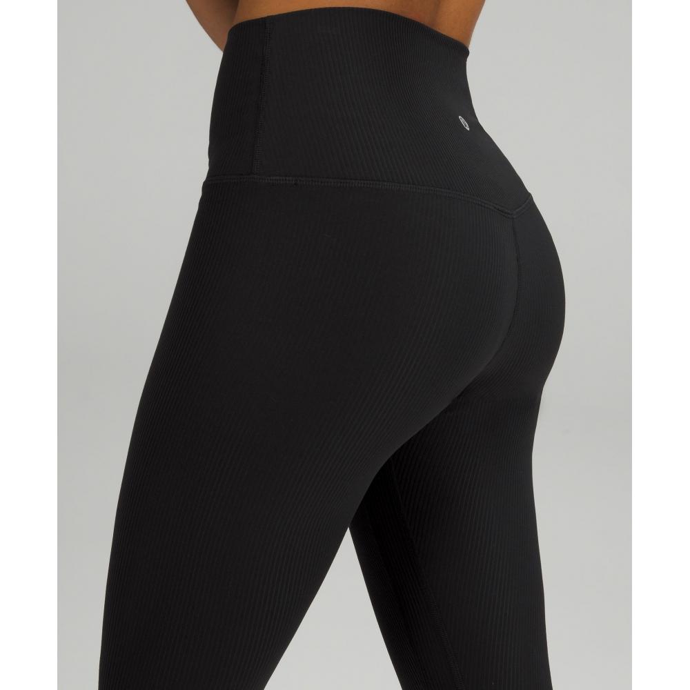 Lululemon Align  High Rise Ribbed Pant 25  Black