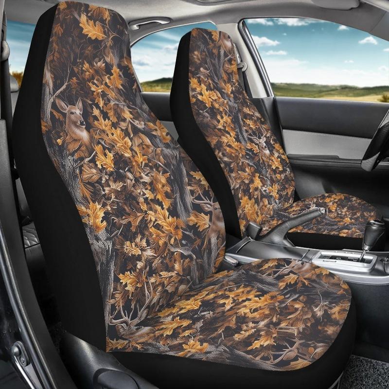 Car Seat Cover, Dead Branches, Universal In All Seasons, Front Seat Cover All-Inclusive