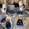 Anti-Hair Loss Camisole Skirt Lightweight Cat Clothes Cute Dog Clothes  for Cats and Small Dogs