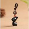 Ebony Twilight Luminous Fawn Women's Keychain - Safe Journey Mobile Phone Chain & Car Pendant Ornament.