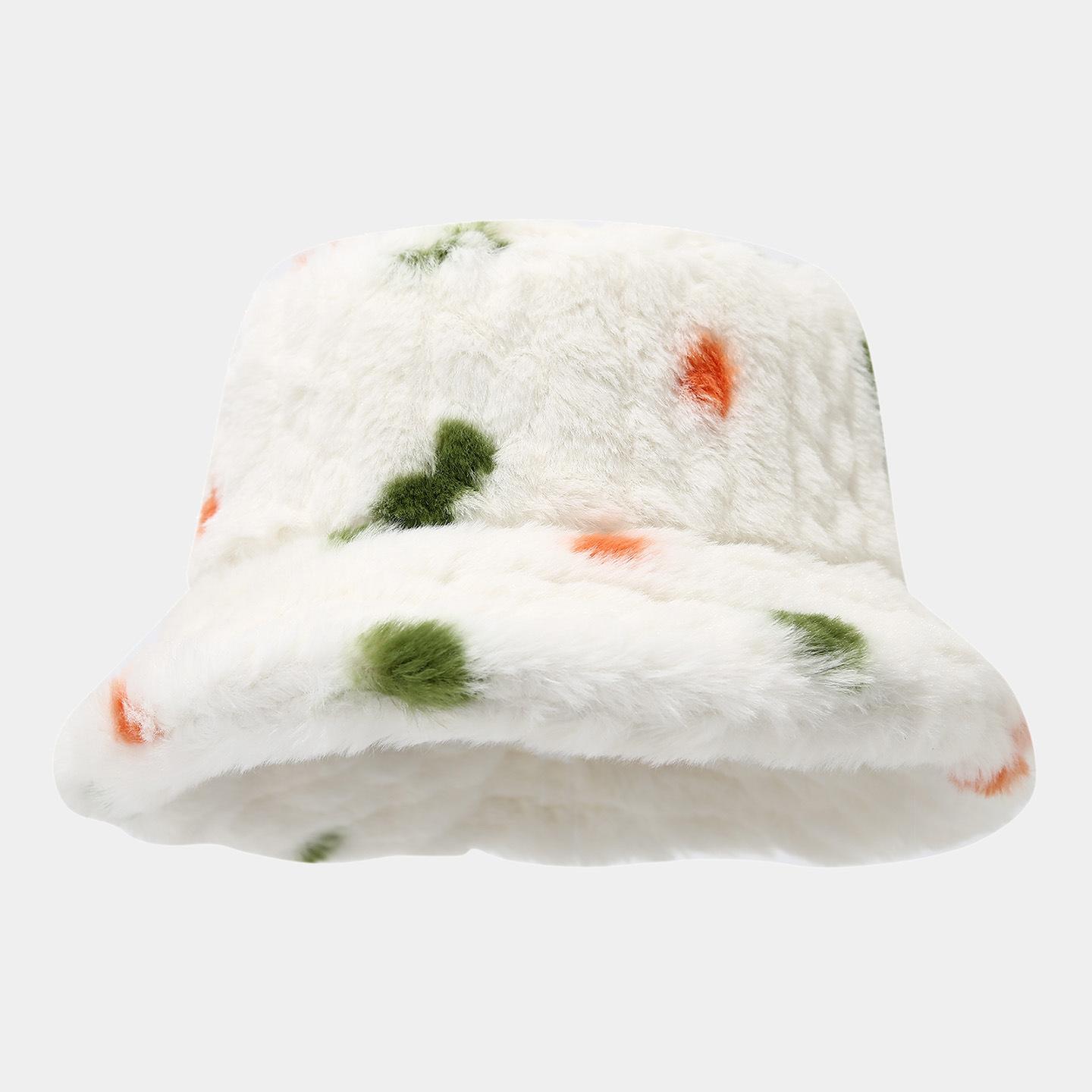 Women s Autumn & Winter Trendy Bucket Hat - European & American Outdoor Vacation-Style Plush Fisherman Hat, Thickened Warm Cap