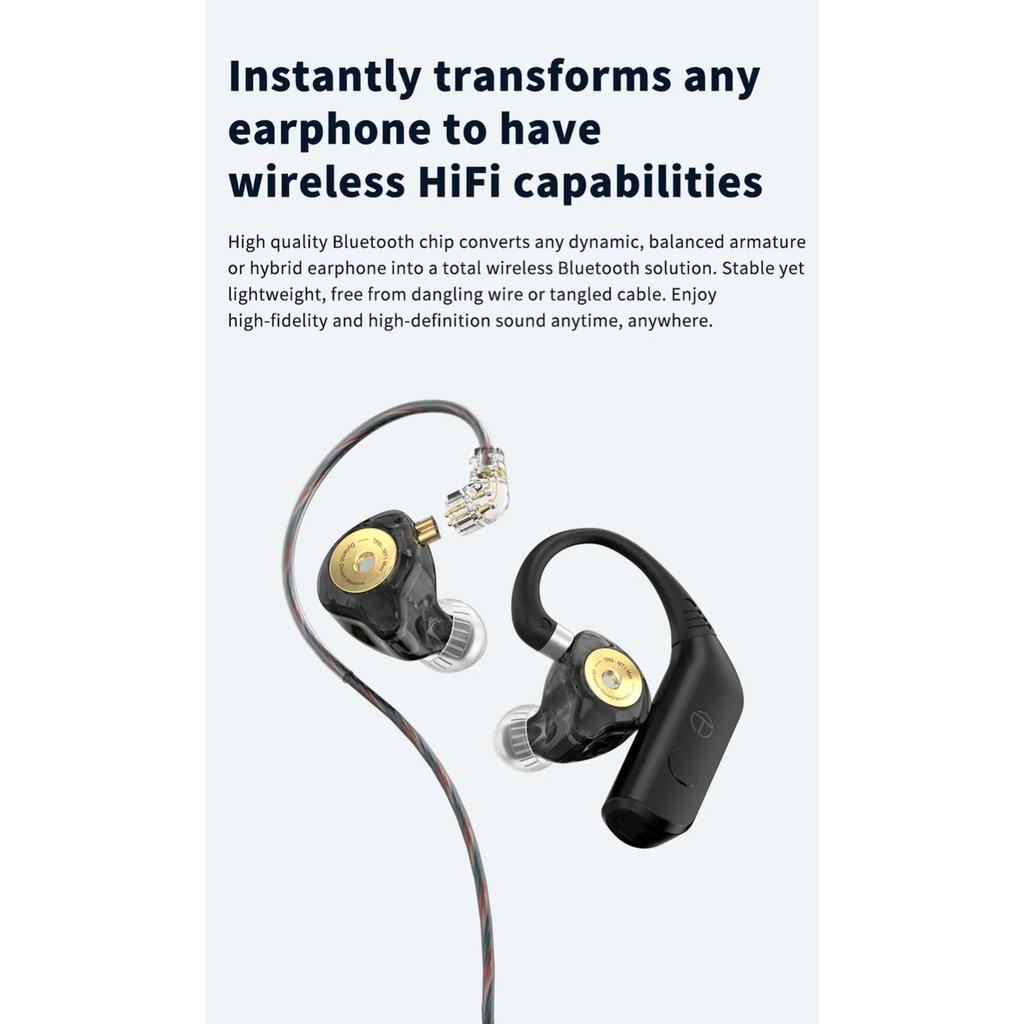 TRN BT20PRO Bezdrátová Bluetooth 5.3 HIFI Sluchátka Modul Upgrade Kabel Vyměnitelný pro Air Pods Conch 0.75 0.78 Mmcx 2pinyqdc