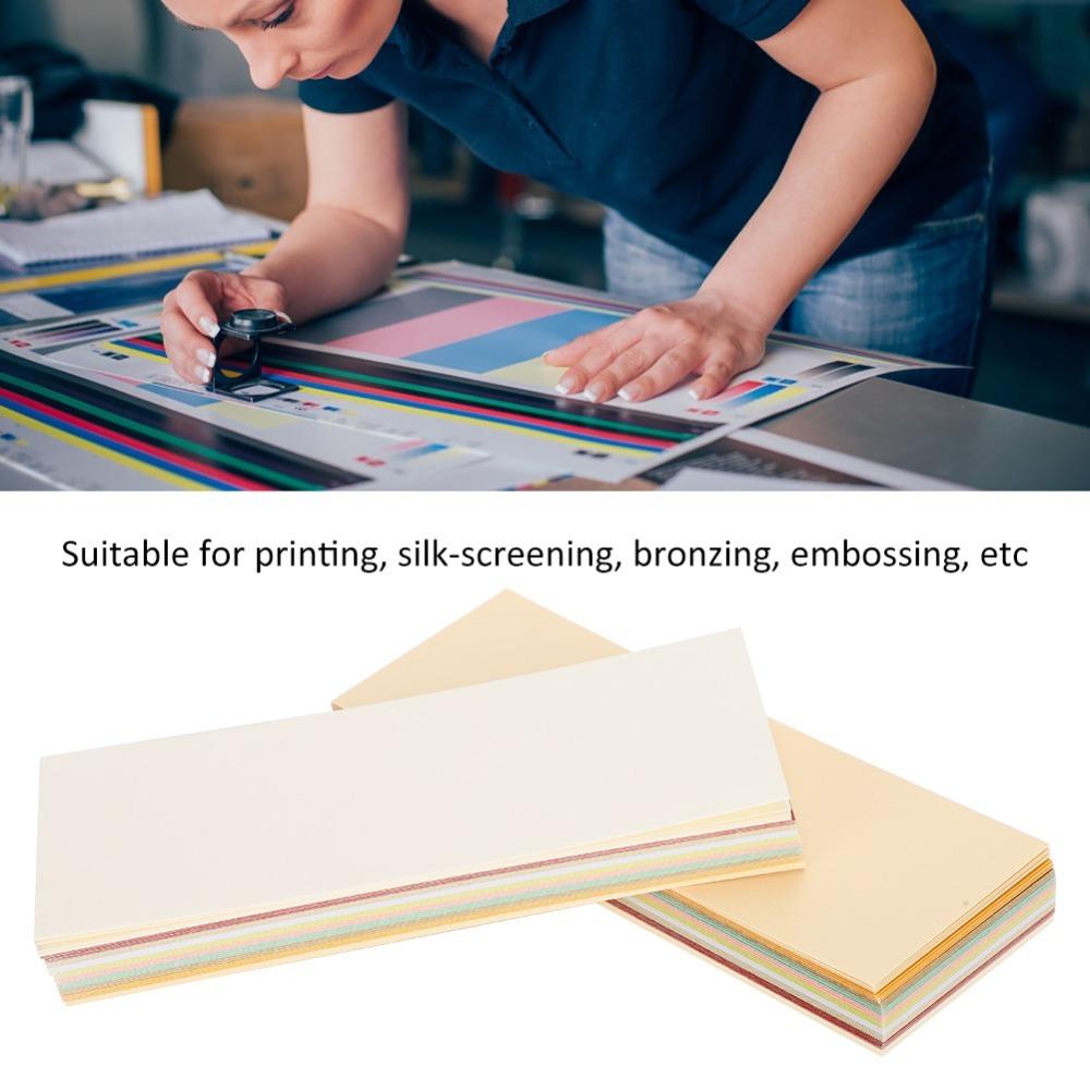 

100pcs 16x6cm Shimmer Paper Assorted Colors Pearlescent Paper Metallic Shimmer Paper Scrapbooking