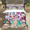 Fashion Spain Hot Female Singer B-bad G-Gyal Print Bedding Set Duvet Cover Comforter Bed  Youth Kids Girl Boys Luxury Gift