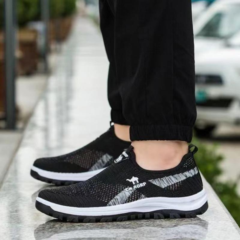 Men's Loafers Mesh Breathable Casual Sneakers 2025Summer  New Vulcanize Shoes Soft Soled Comfort Sport Shoes Light Walking Flats