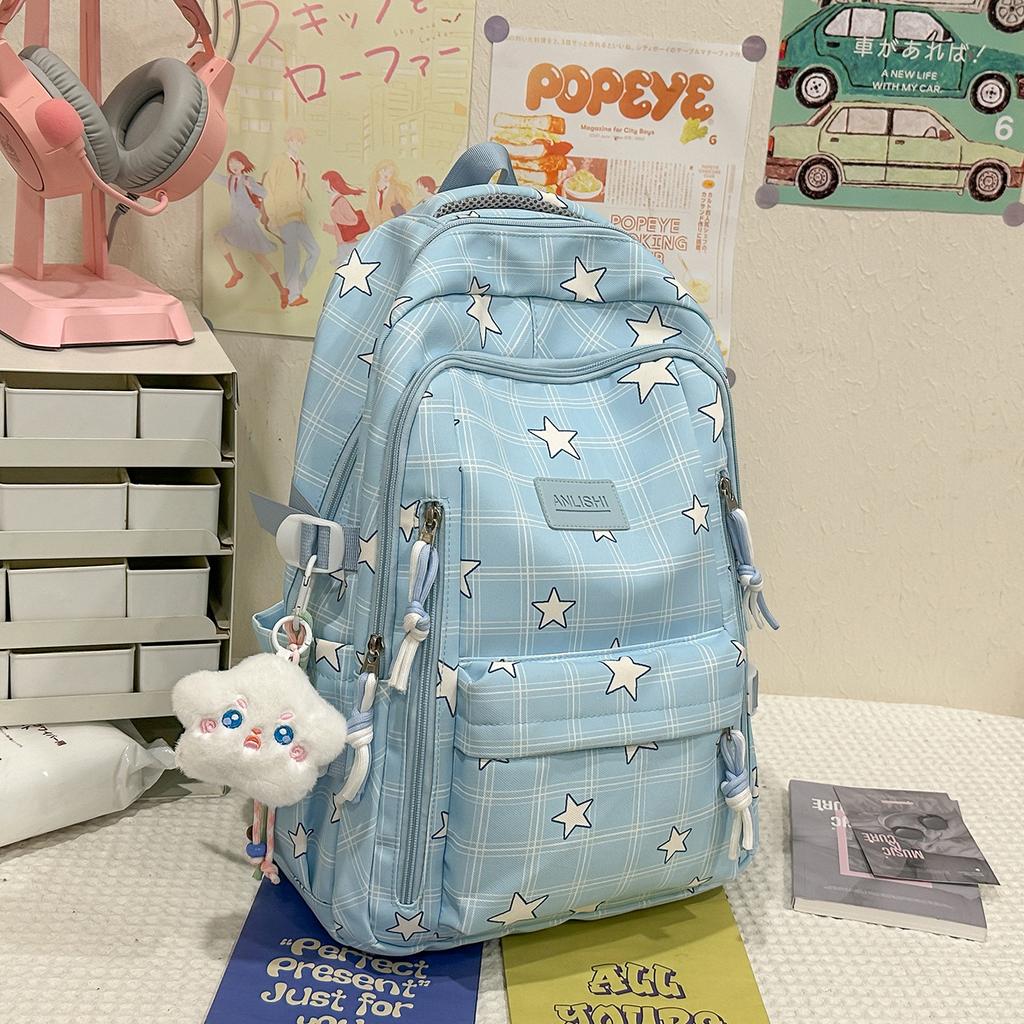 Schoolbag1011 College Style Girl Backpack Mori Small High Texture Bear Small Fresh Student Backpack School Season School Bag