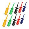 10Pcs Single Test Test Probe Small Crocodile Clip High Quality Test Hook Clip  Electronic Testing