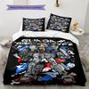 Cool Gundam Pattern Bedding Set 3Pcs Printed Duvet Cover Set Boys Bedroom Bed Set No Sheet No Comforter Core