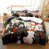 3D-Druck Persona 5 Bettwäsche-Set Cartoon Anime Bettbezug Dreiteiliges Set für Erwachsenen Kinder Schlafzimmer Heimtextilien Geburtstagsgeschenk