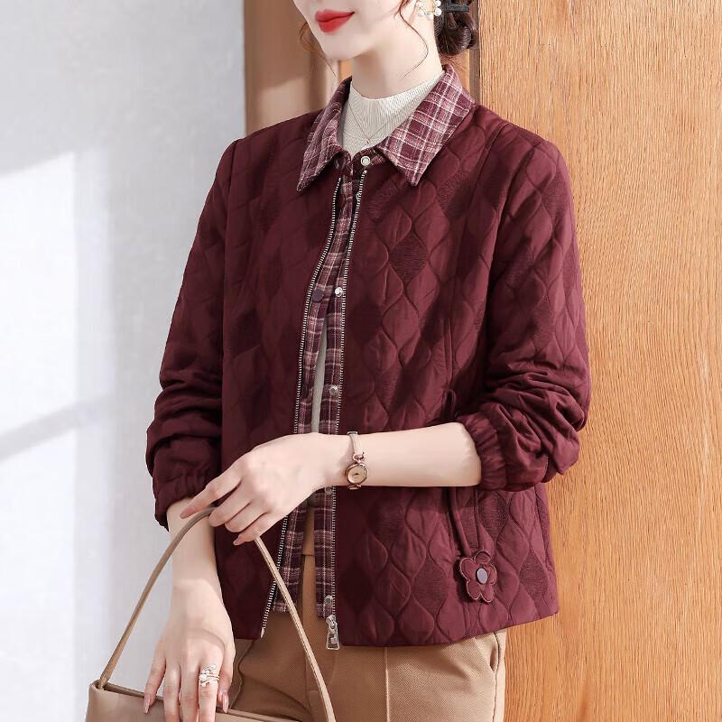 

Элегантная осенняя короткая ветровка для женщин среднего возраста 4XL