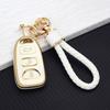 TPU Car Key Fob Cover Shell for Hyundai Kia Tucson Sonata Santa FE Carens 2007-2011 Anti-scratch Remote Key Protector Key Chain