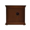 Wm Widdop Walnut Effect Square Mantel Clock 4 x 4 West Chime