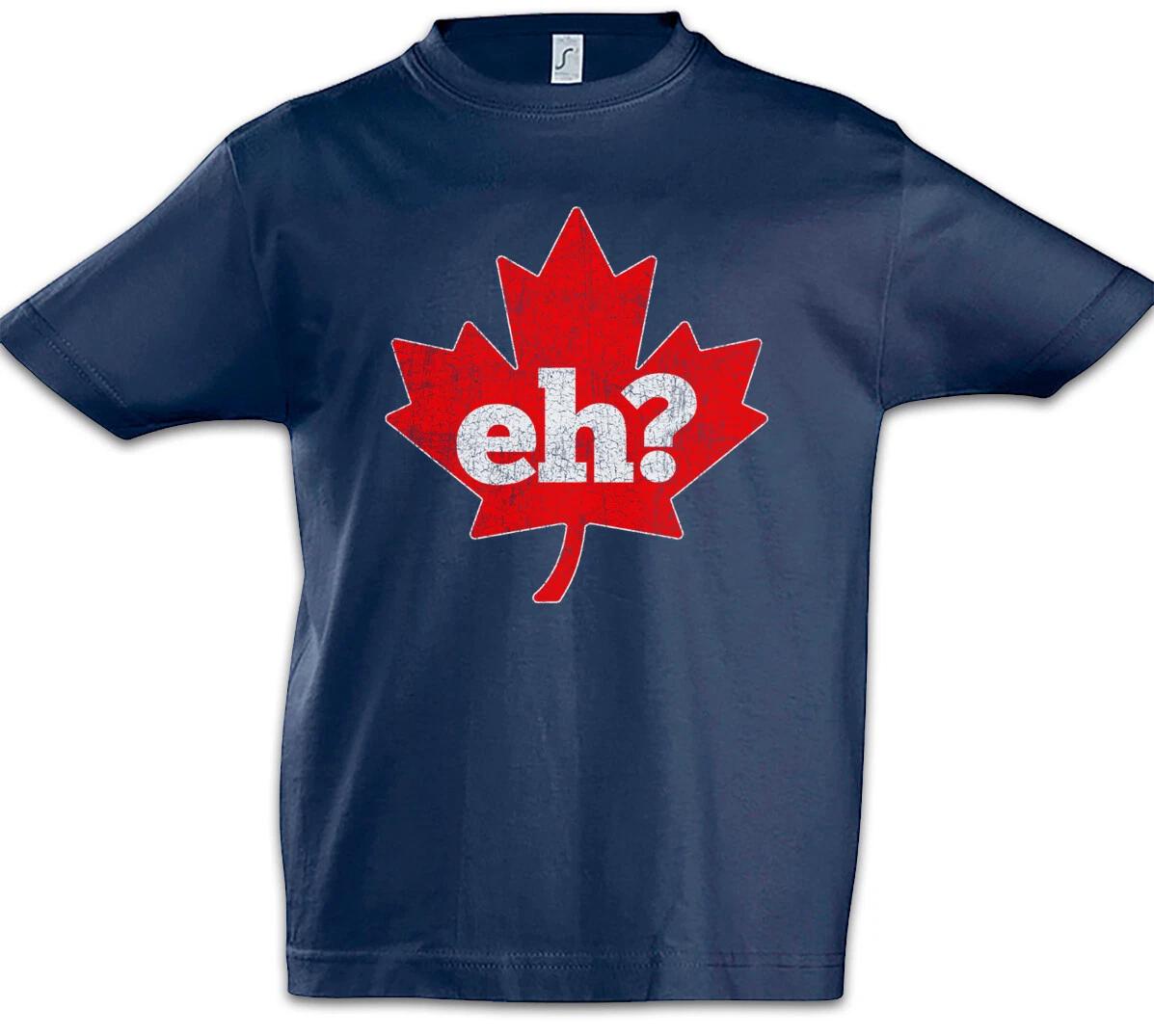Canada Eh? Kids Boys Frank Shameless Maple Leaf Canadian Flag T-Shirt- 150