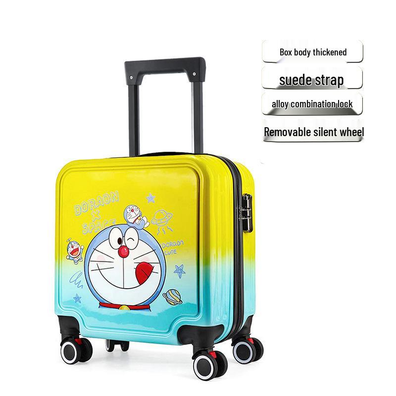 Children's Cartoon Trolley Suitcase with Universal Wheels - Ideal for Boys and Girls