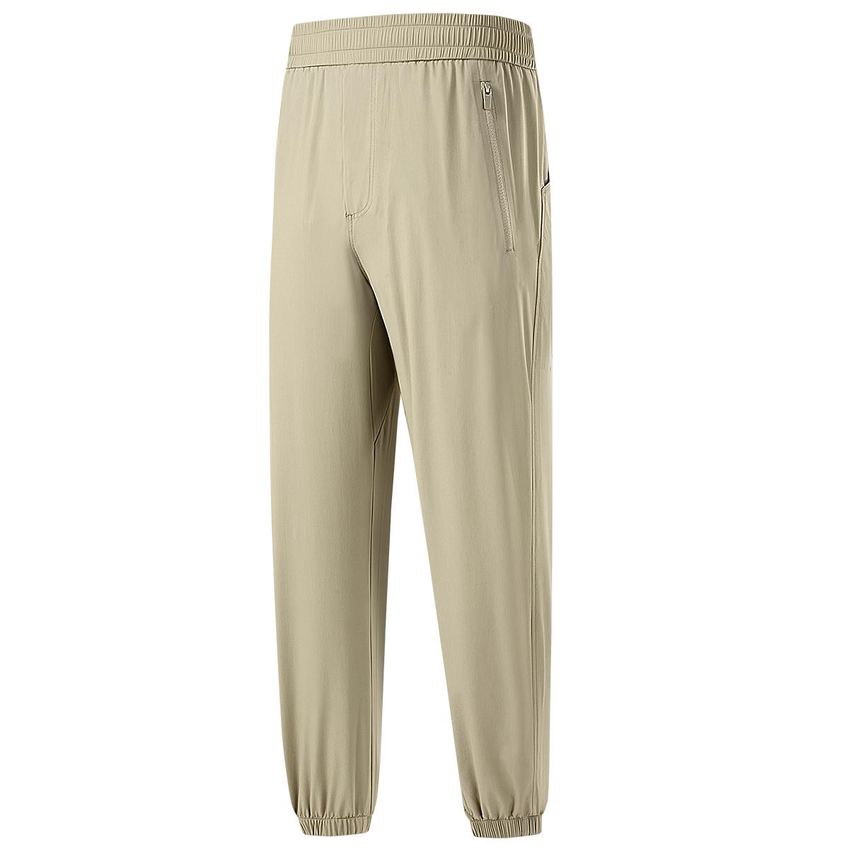 

Ice Silk Pants Men s Casual Straight Leg Slim Fit Trousers Thin Quick-drying Pants Sports Pants Running Pants 2XL хаки