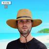 YAYUPLUS Straw Wide Perfect for Farm Sun and UV Perfect for Day B Camel Men's Hat, Brim, Work, Gardening, Protection, Golf, Fishing, Protection,